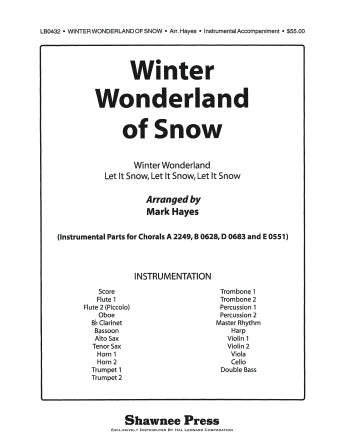 Winter Wonderland of Snow - Score