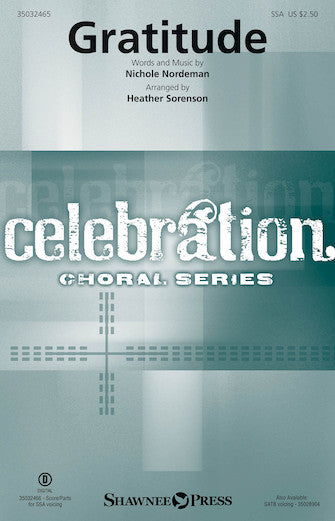 Gratitude (arr. Heather Sorenson) - Full Score
