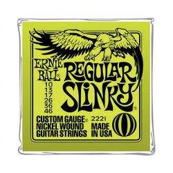 Jeu cordes guitare électrique Ernie Ball Regular Slinky 10/46