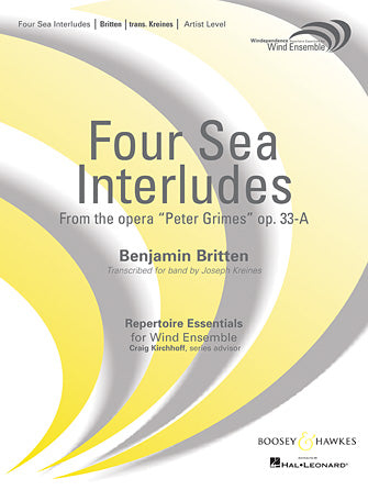 Four Sea Interludes (from the opera "Peter Grimes") - Conductor Score (Full Score)