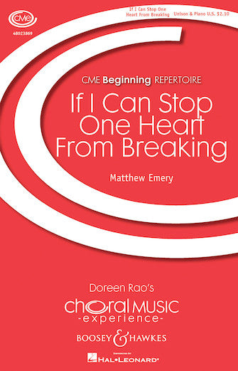 If I Can Stop One Heart From Breaking