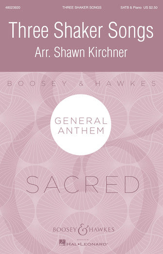 Three Shaker Songs