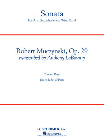 Sonata for Alto Saxophone, Op. 29 - Bb Clarinet 2