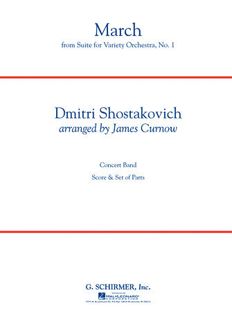 March from Suite for Variety Orchestra, No. 1 - Eb Baritone Saxophone