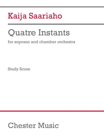 Quatre Instants (chamber version) - Full Score