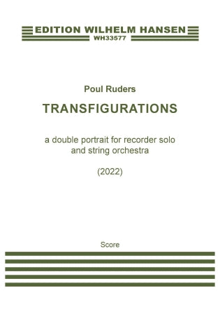 Transfigurations Concerto for Recorder and String Orchestra - Full Score