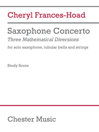 Saxophone Concerto (Three Mathematical Diversions) - Study Score