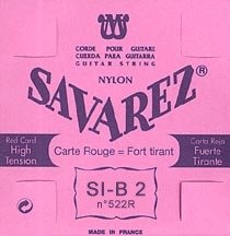Corde Si Guitare Classique Savarez 522r Fort Tirant