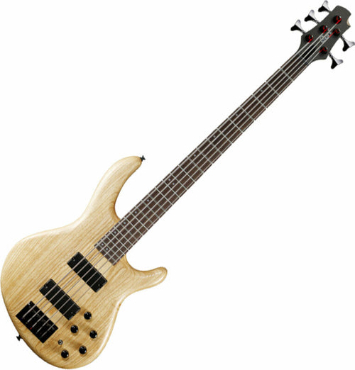 Basse 5 cordes Cort Action DLX V en Pore Ouvert Naturel