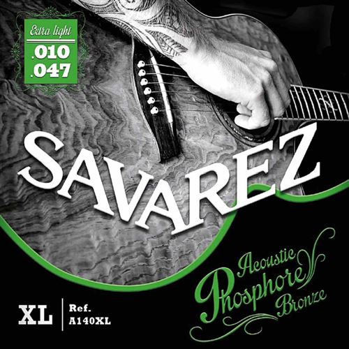 Savarez A140XL - Jeu De Cordes Acoustique Phosphore Bronze - Extra Léger 10-47