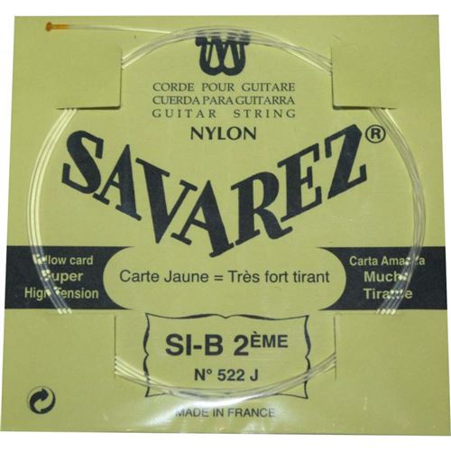 Savarez SI-2 JAUNE NYLON RECT CSA 522J