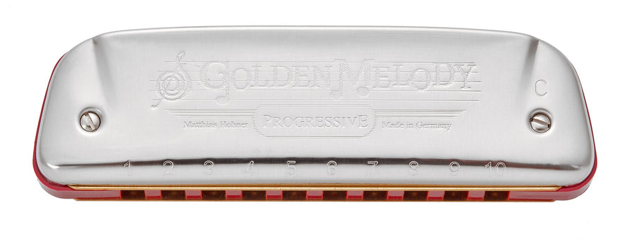 Hohner Golden Melody Harmonica Diatonique en Ré D