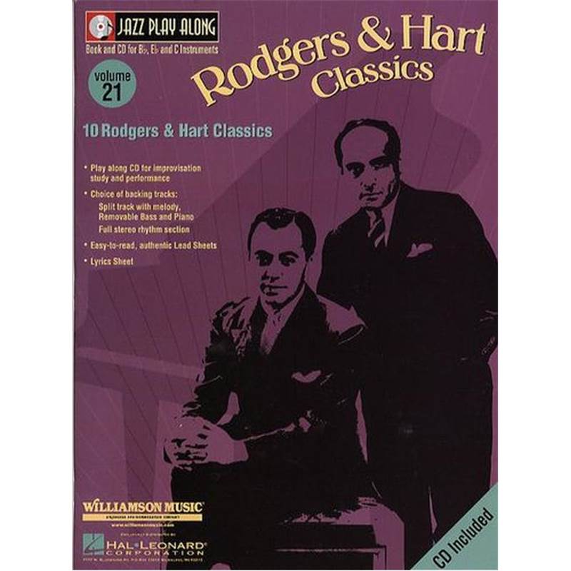 Rodgers / Hammerstein - Jazz Play Along Vol.021 Classics + Cd