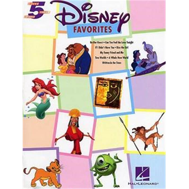 Disney - 5 Finger Piano Disney Favourites