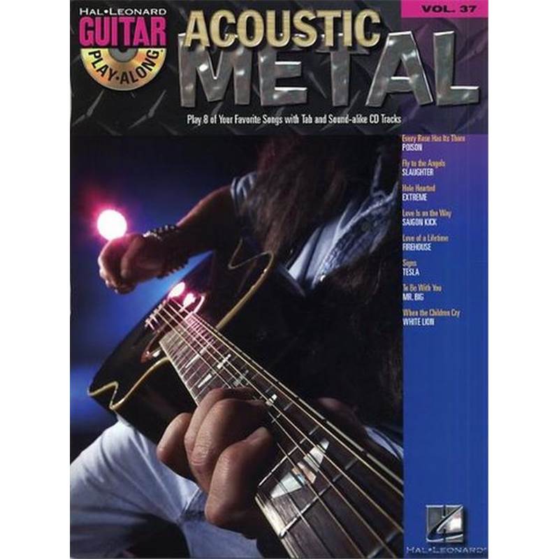 Compilation - Guitar Play Along Vol.037 Acoustic Metal + Cd