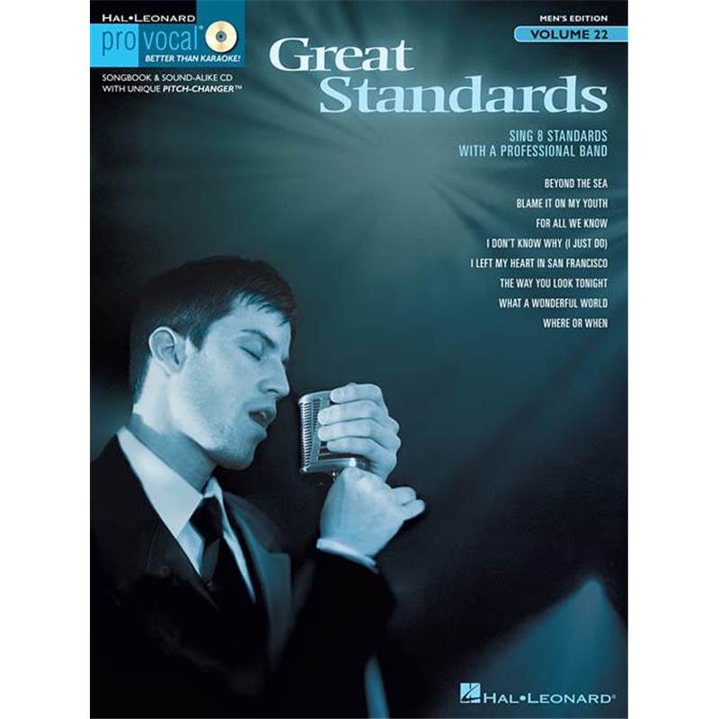 Compilation - Pro Vocal For Male Singers Vol.22 Great Standards + Cd