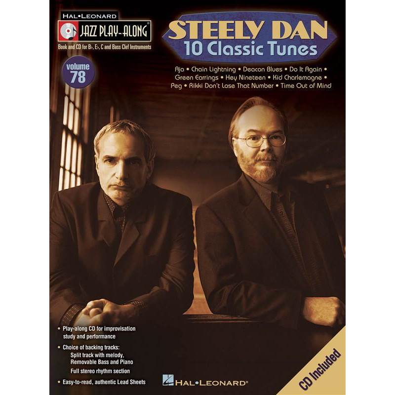Steely Dan - Jazz Play Along Vol.078 10 Classic Tunes + Cd