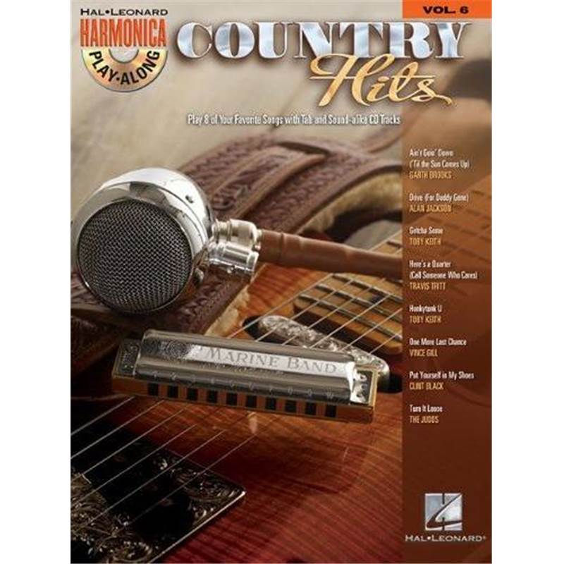Compilation - Harmonica Play Along Vol.6 Country Hits + Cd