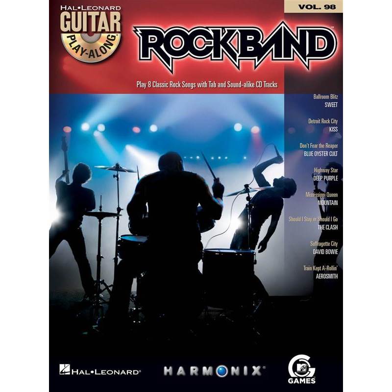 Compilation - Guitar Play Along Vol.098 Rock Band Tab. + Cd