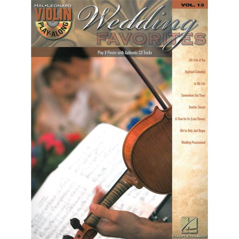 Compilation - Violin Play Along Vol.013 Wedding Favourites + Cd