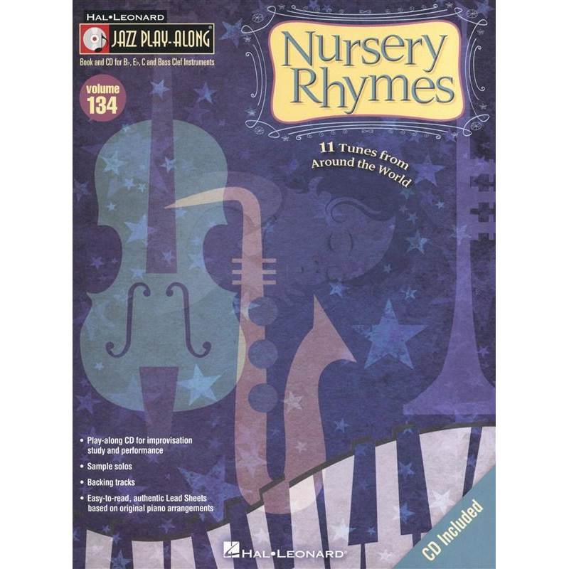 Compilation - Jazz Play Along Vol.134 Nursery Rhymes + Cd
