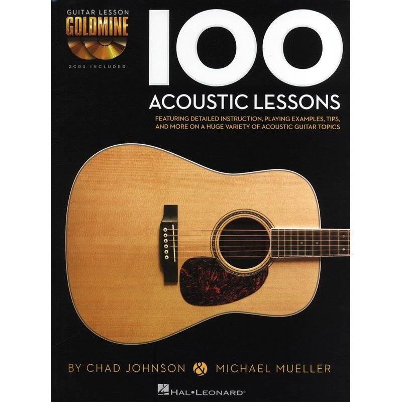 Chad Johnson / Michael Mueller - 100 Acoustic Lessons par Chad Johnson / Michael Mueller + 2cds