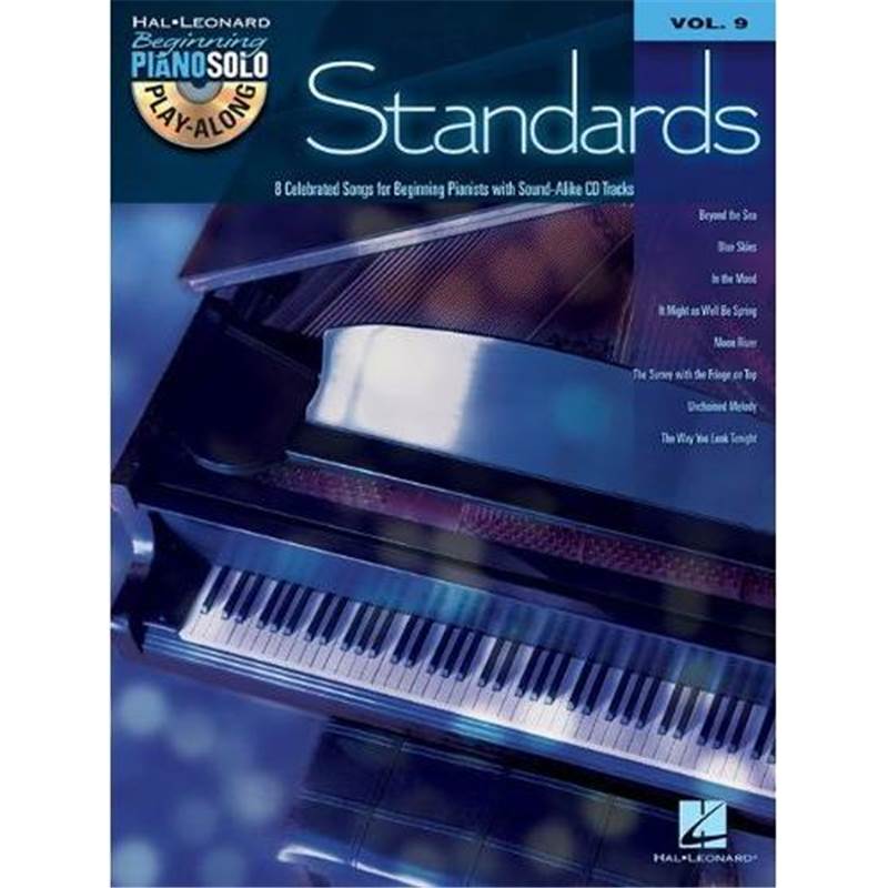 Compilation - Beginning Piano Solo Play Along Vol.009 Standards + Cd