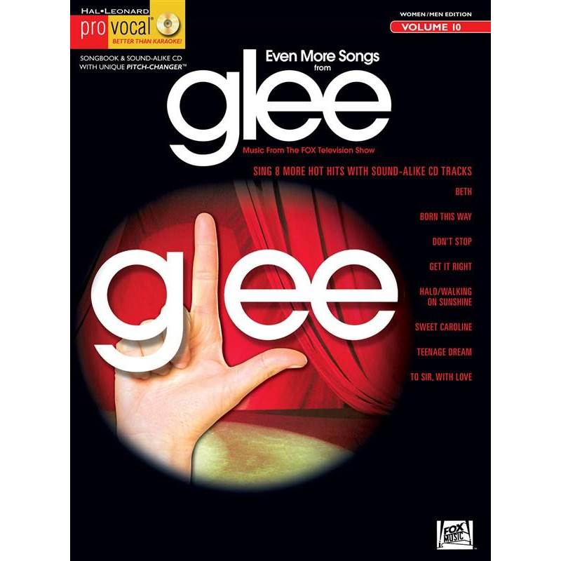 Glee - Pro Vocal For Women And Men Singers Vol.10 Even More Songs + Cd