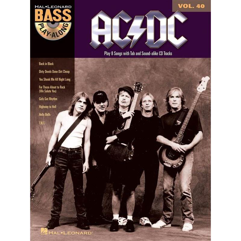 AC/DC - Bass Play-along Vol.40 + Cd