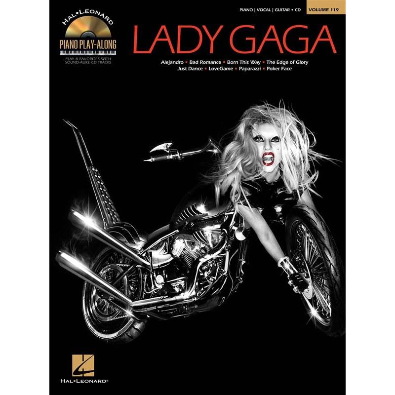 Lady Gaga - Piano Play Along Vol.119 + Cd
