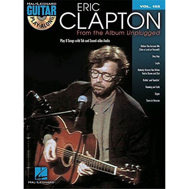 Clapton Eric - Guitar Play Along Vol.155 From The Album Unplugged + Cd