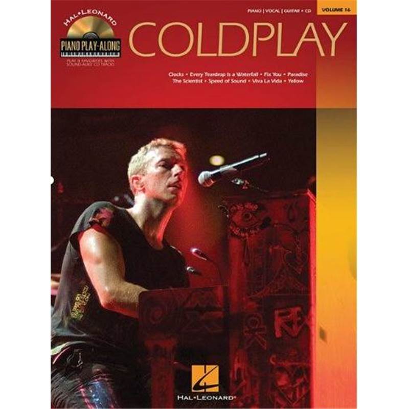 Coldplay - Piano Play Along Vol.16 + Cd
