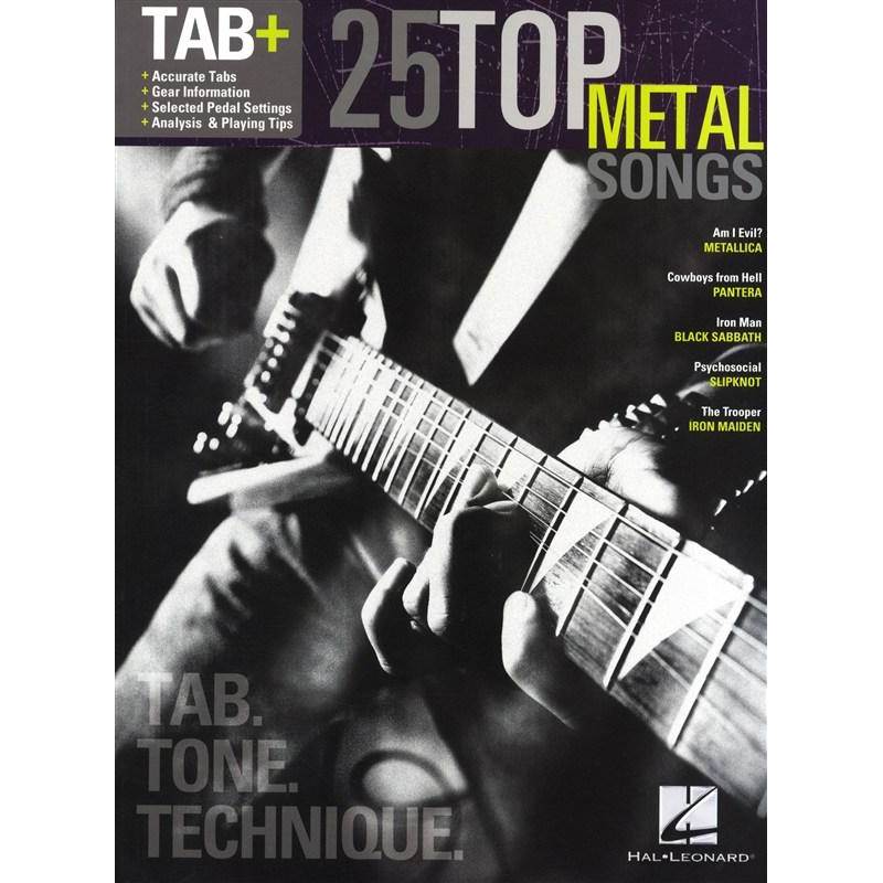 Compilation - Tab+ 25 Top Metal Songs Tab. Tone Technique Guitar Recorded Version