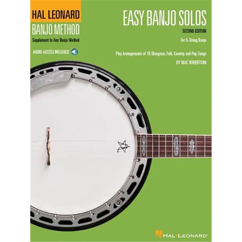 Compilation - Easy Banjo Solos 2nd Edition For 5 String Banjo + Downloading Code
