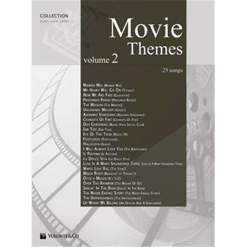 Movie Themes Vol.2 - piano, voix et guitare - partition chant