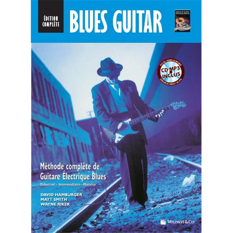 Hamburger Smith Riker - Blues Guitar Edition Complete Debutant/intermediaire/maitrise + 3cd