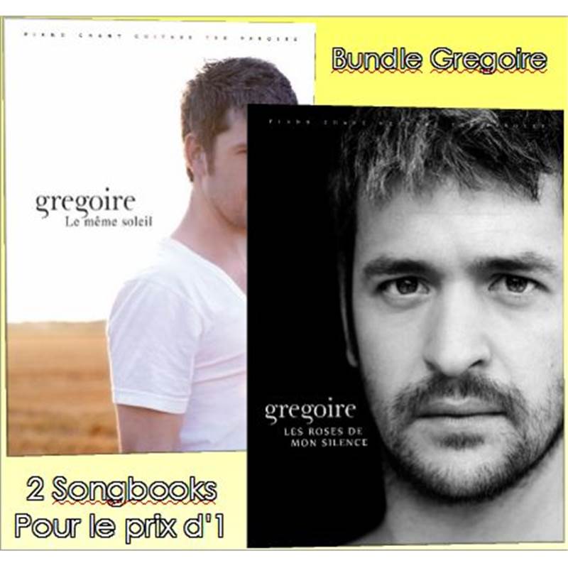Gregoire - Bundle les Roses de Mon Silence / le Meme Soleil P/V/G