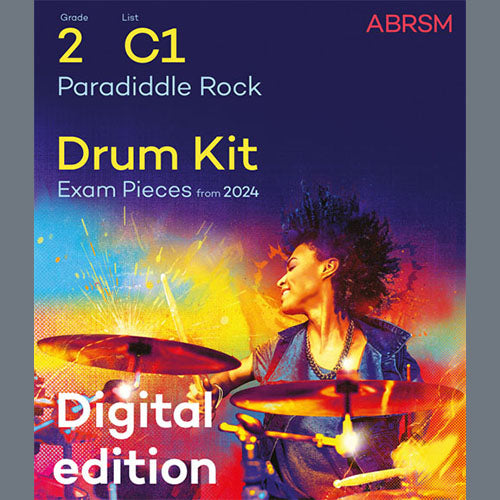 Paradiddle Rock (Grade 2, list C1, from the ABRSM Drum Kit Syllabus 2024)