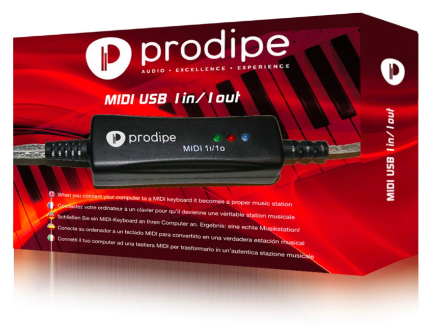 Prodipe MIDI-USB In/out - 1I1O