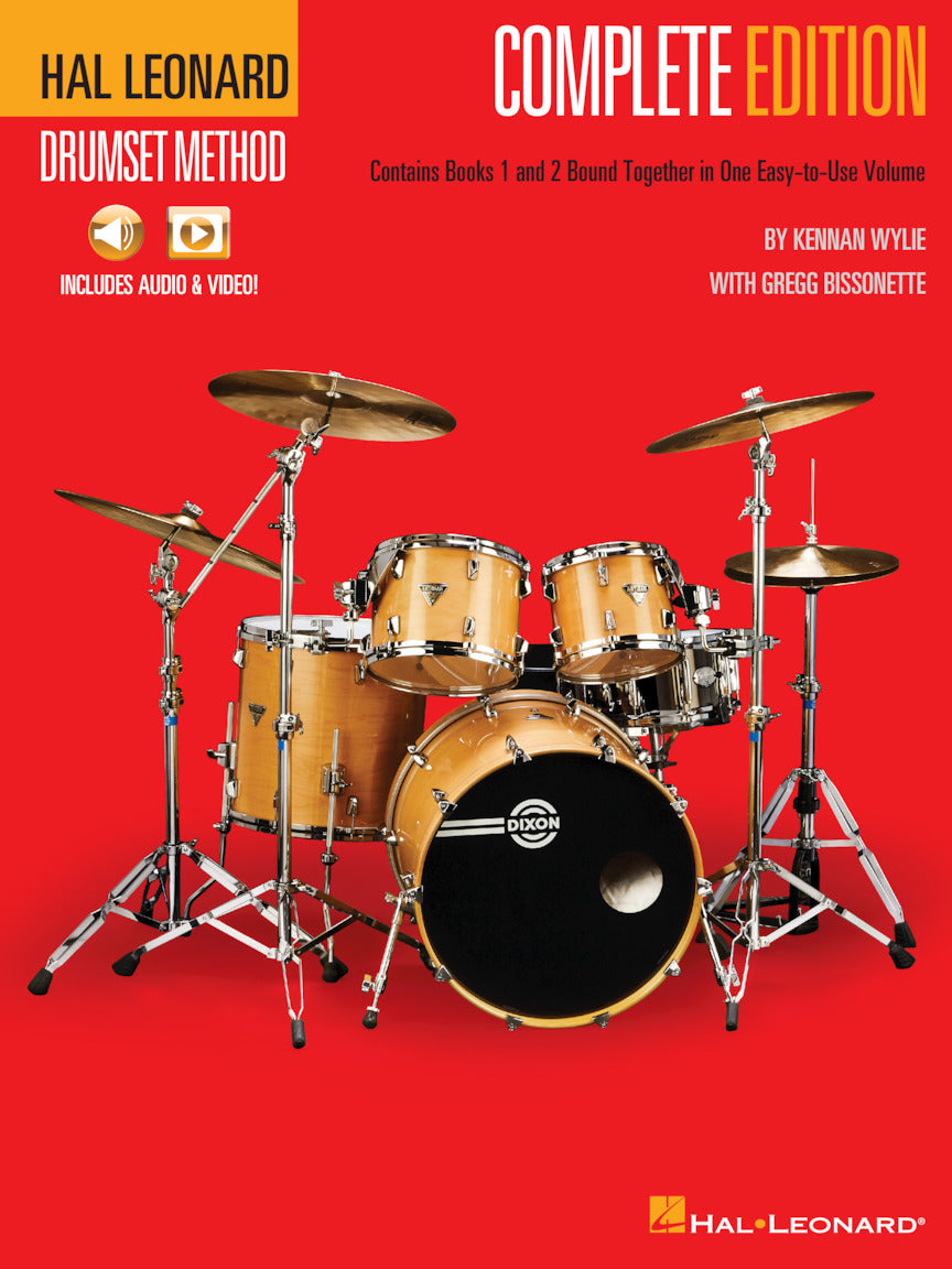 Hal Leonard Drumset Method - Complete Edition - Books 1 and 2 with Video and Audio