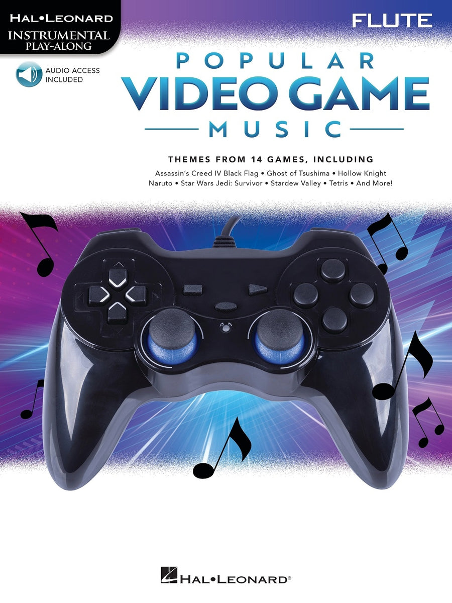 Popular Video Game Music - Flute Play-Along Book with Online Audio