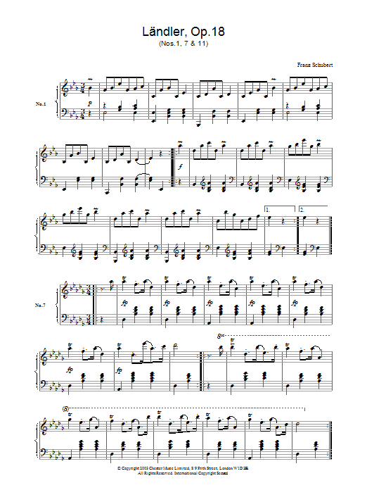 LÄndler, Op.18