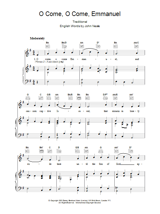 O Come, O Come Emmanuel