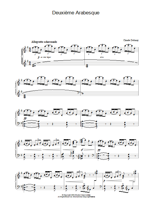 DeuxiÈme Arabesque