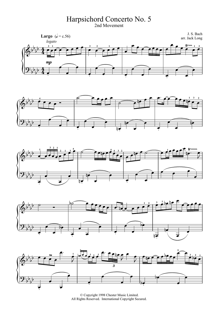 Harpsichord Concerto No. 5