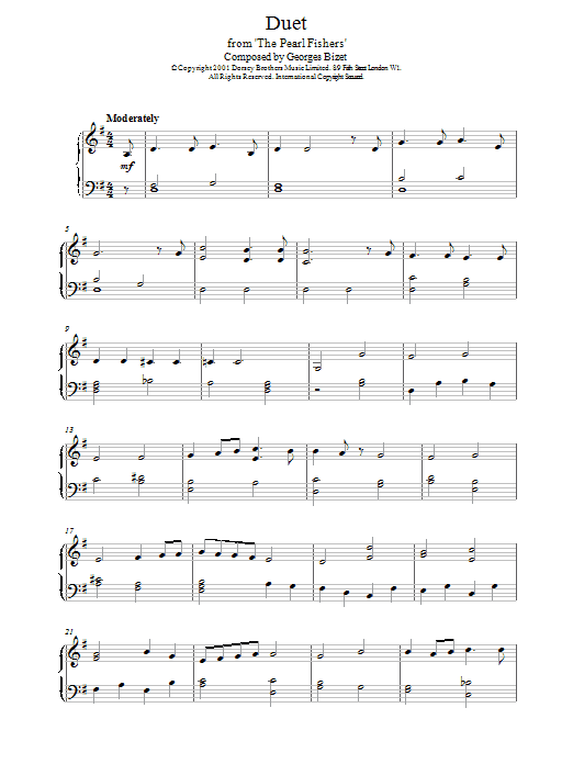 Duet from The Pearl Fishers