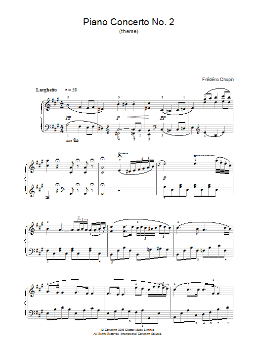 Piano Concerto No. 2 In F Minor