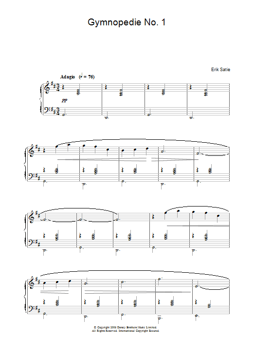 Gymnopedie No. 1
