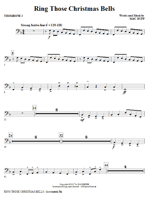 Ring Those Christmas Bells - Trombone 2