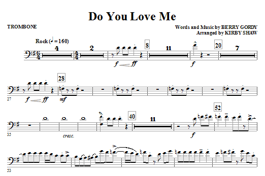 Do You Love Me - Trombone